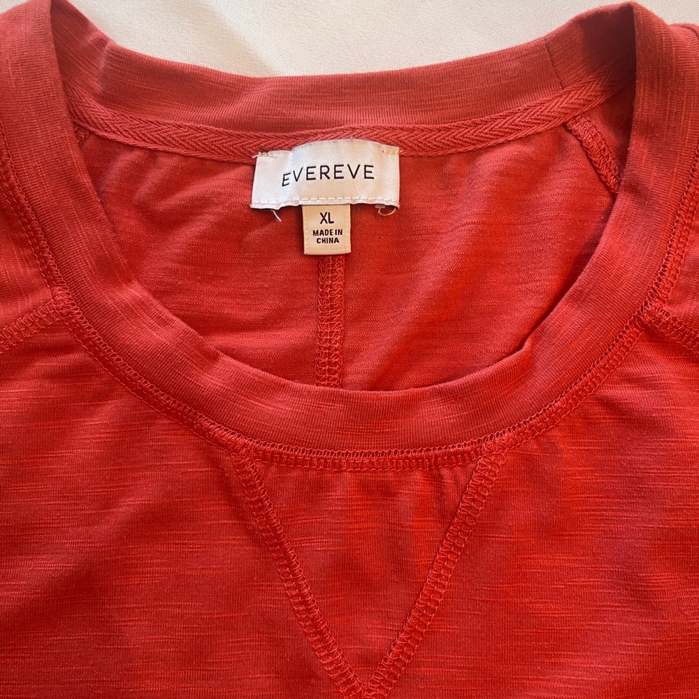 Evereve Red Long Sleeve top